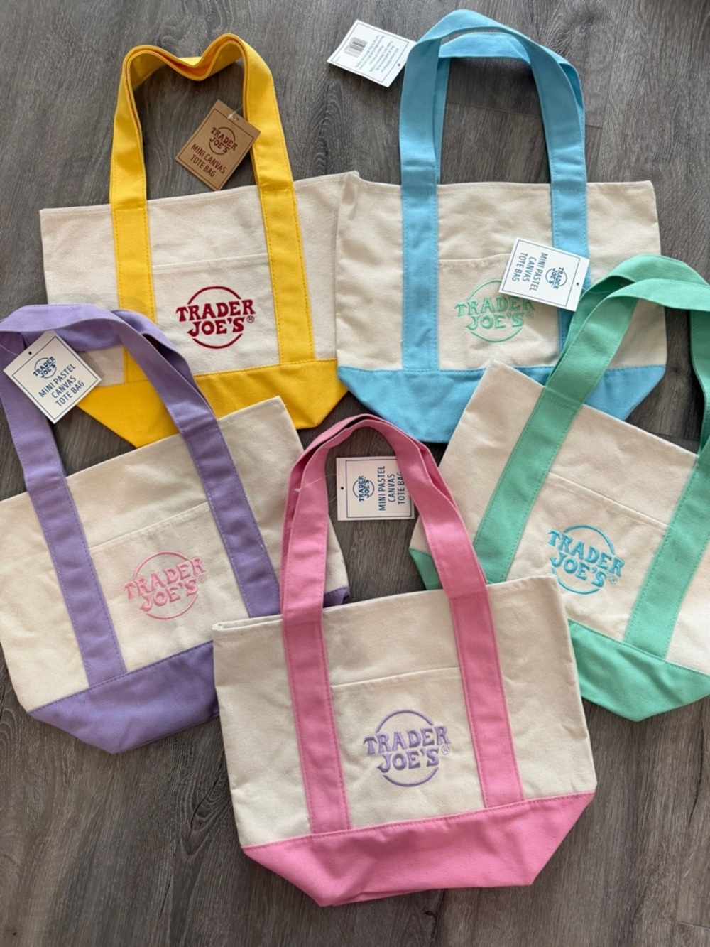 TIFFANY BLUE MINI - Trader Joe’s canvas tote